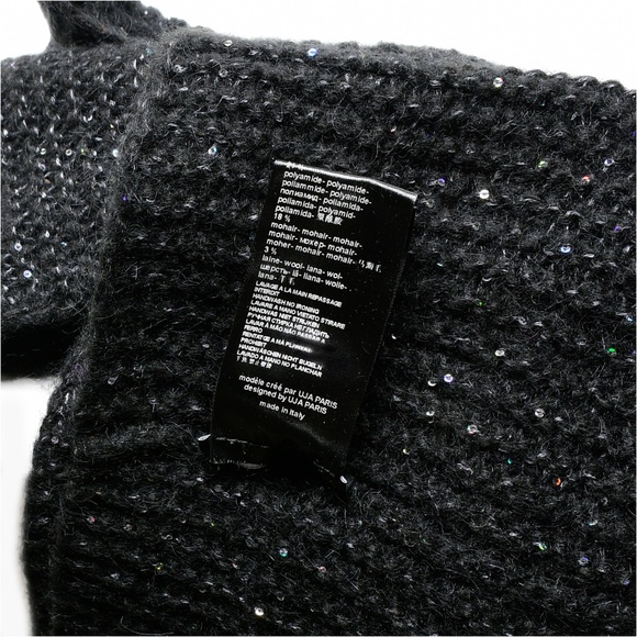 UN JOUR AILLEURS Eternity Scarf with Multicolour Micro Paillettes - Picture 5 of 13